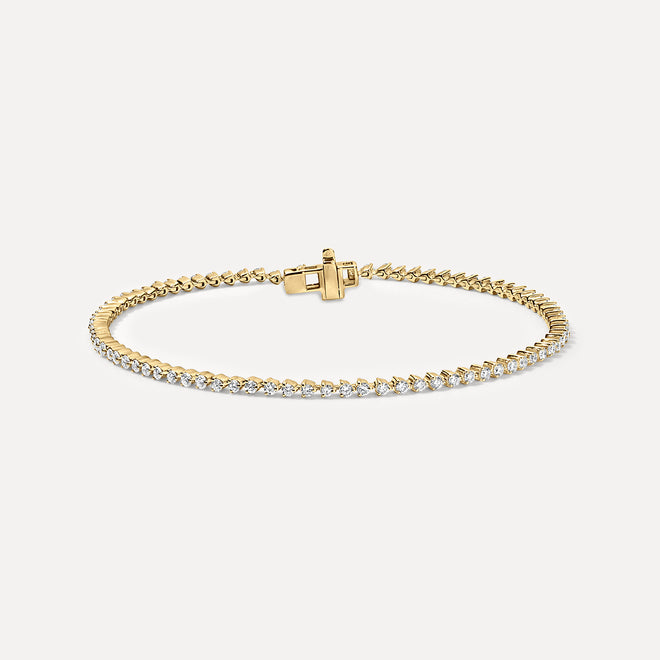 Pulsera Tenis con Diamantes Lab