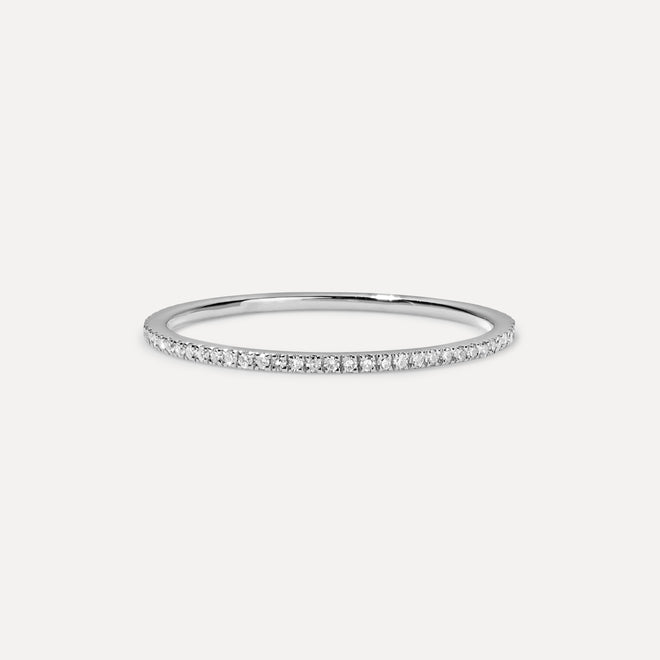 Anillo Half Eternity Micro Pave