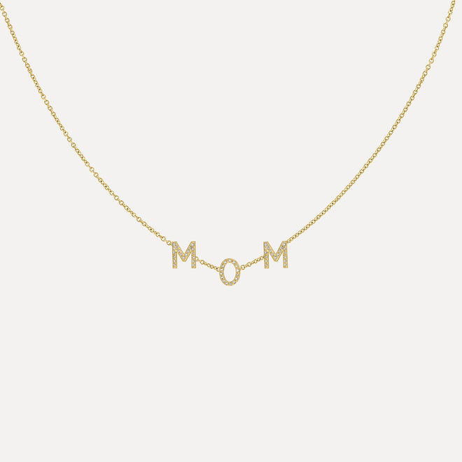 Cadena Mini Letra Pave (personalizado)