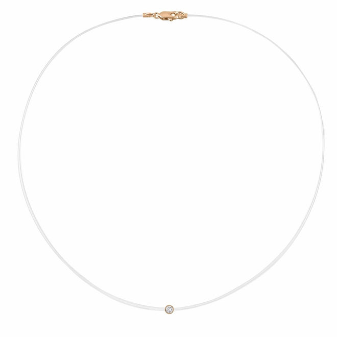 Translucent Diamond Necklace - Kelly Bello Design