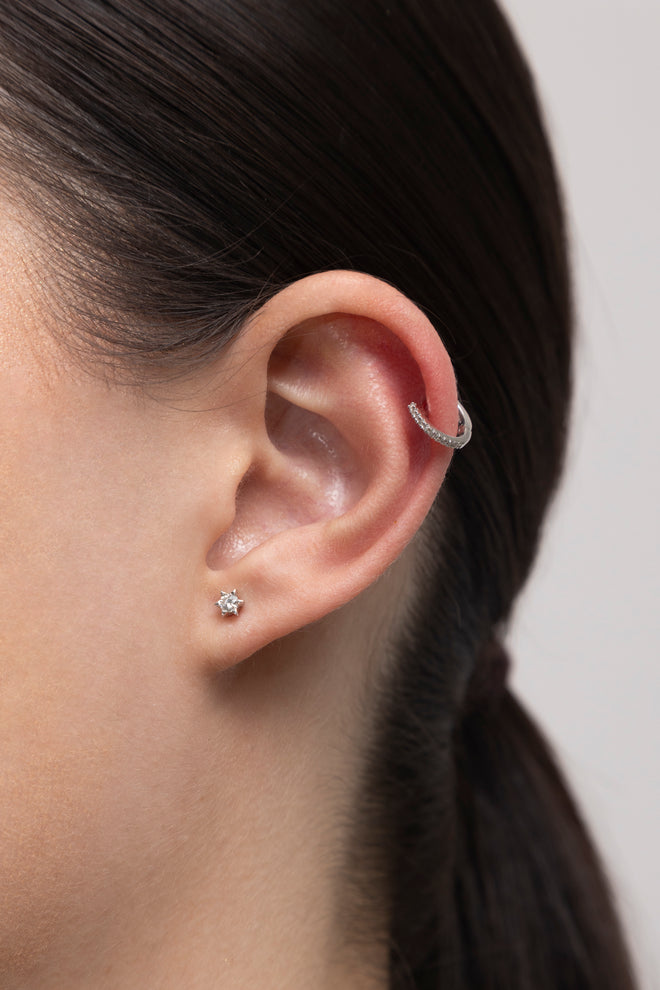 Aretes de Estrella de Diamante