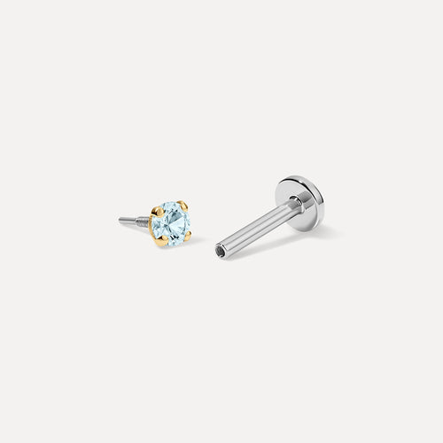 Duality Birthstone Threaded Stud