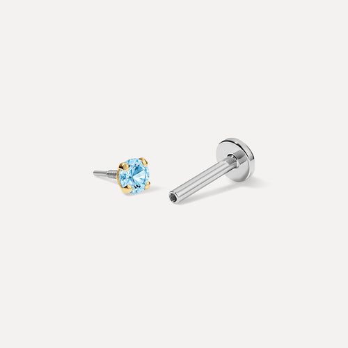 Duality Birthstone Threaded Stud