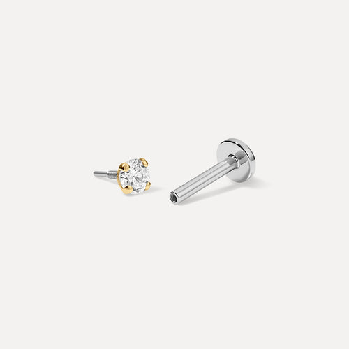 Duality Birthstone Threaded Stud