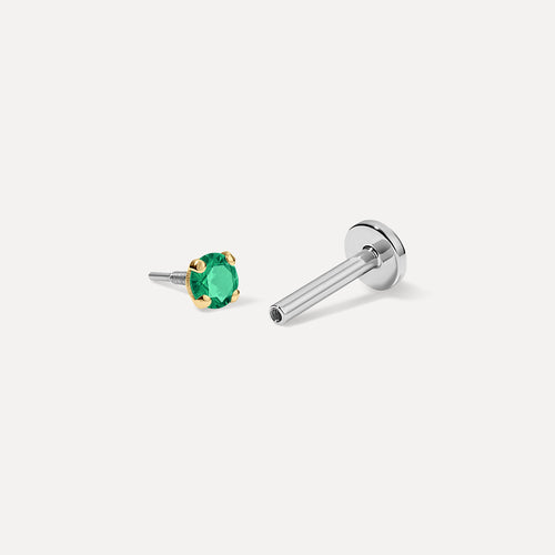 Duality Birthstone Threaded Stud