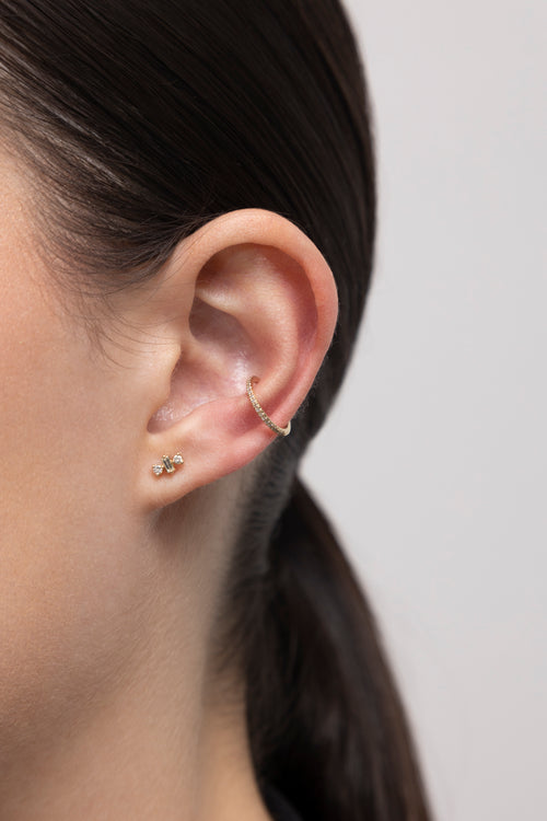 Aretes de Diamantes Mini Baguette + Redondos