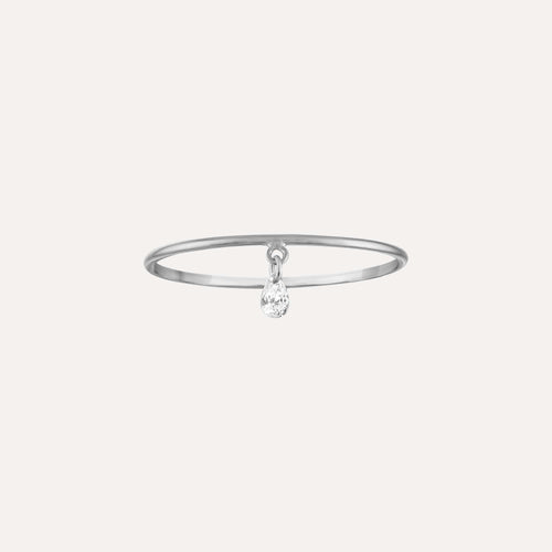 Anillo de Diamante Flotante