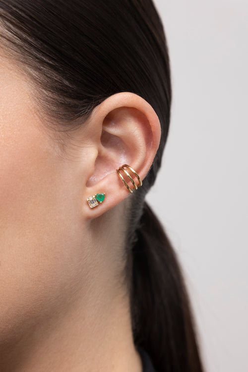 Aretes Noa Ilusión de Diamantes y Gemas