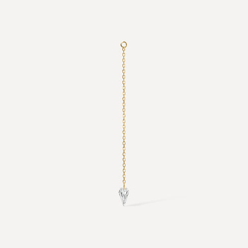 Spike Diamond Chain Earring Charm