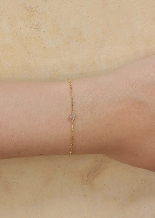 Pulsera de tenis en forma de corazón