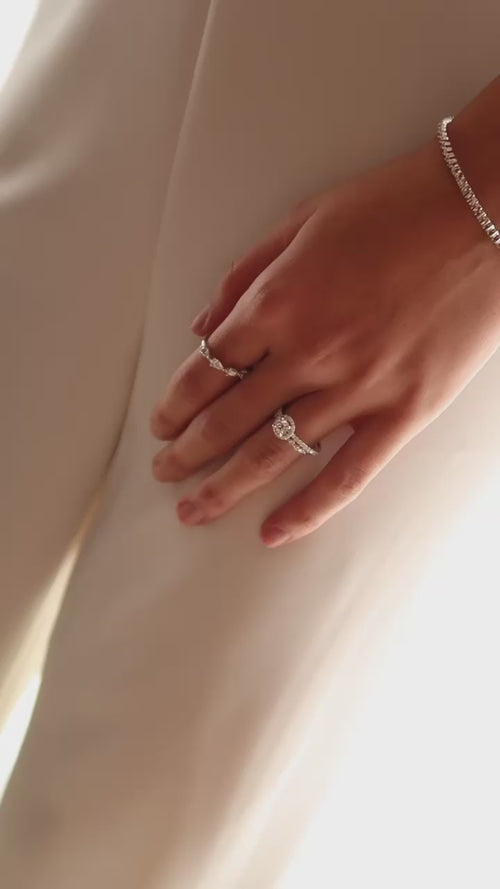 Pulsera Mini Pave Corazón