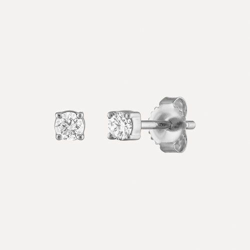 Aretes Clásicos de Diamante