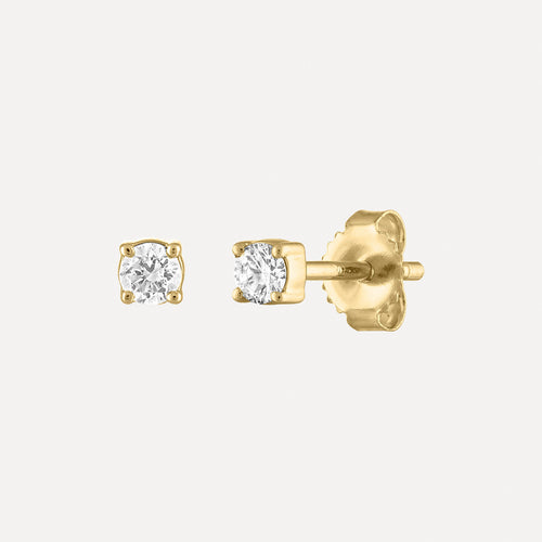Aretes Clásicos de Diamante