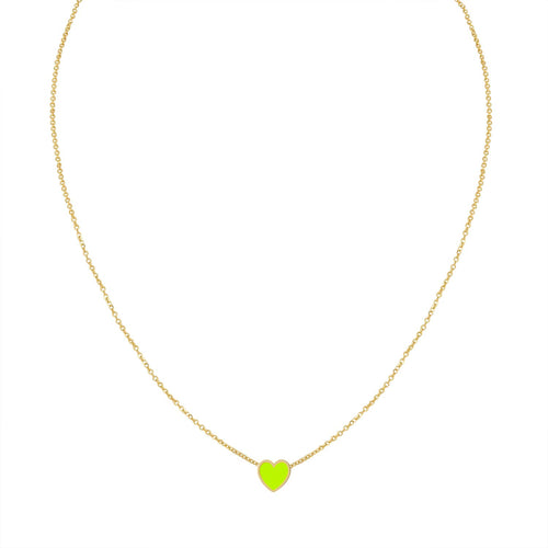 Cadena Mini Corazón Esmaltado