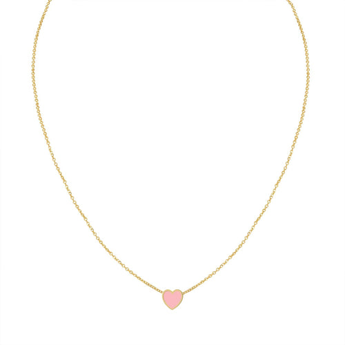 Cadena Mini Corazón Esmaltado