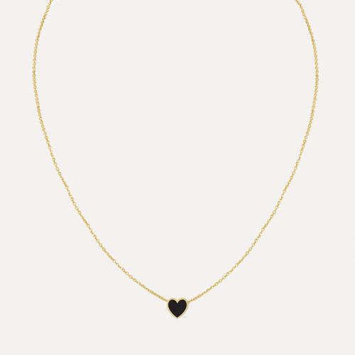 Cadena Mini Corazón Esmaltado