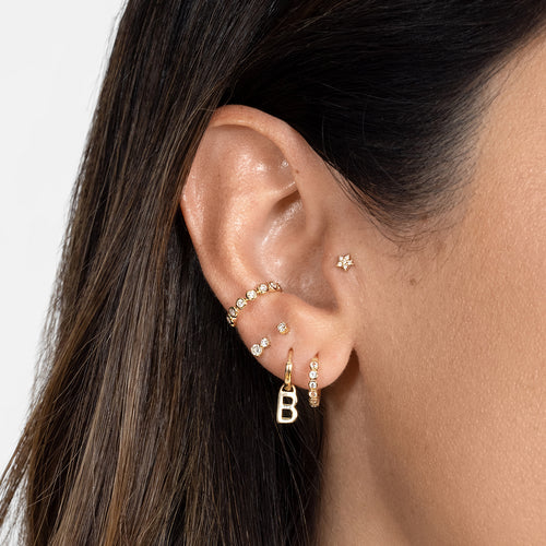 Aretes Clásicos de Diamante