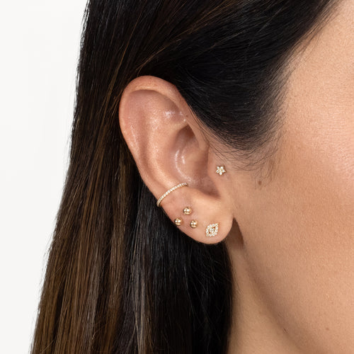 Micro Ball Stud Earrings