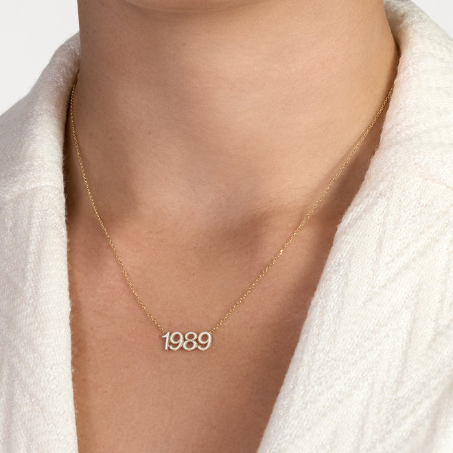 Enamel Nameplate Necklace