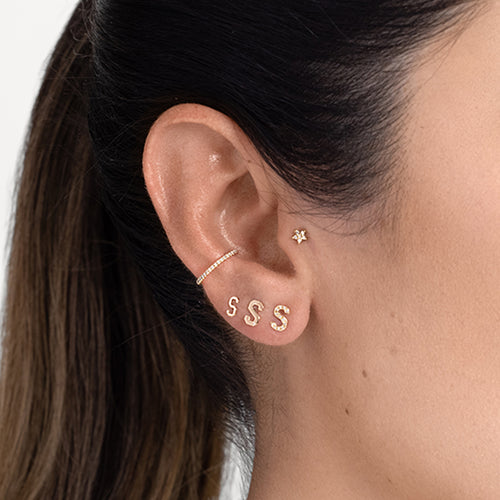 Ear Cuff de Diamante