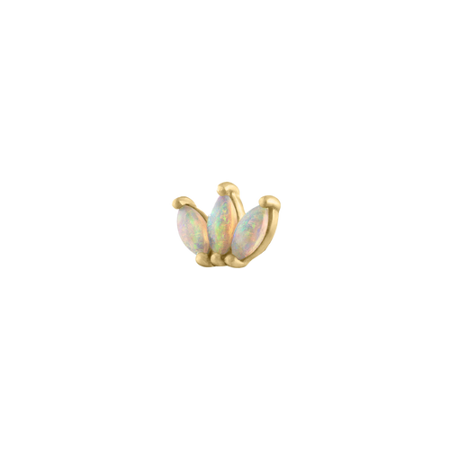 Australian Opal Piercing Earring by Kelly Bello Design