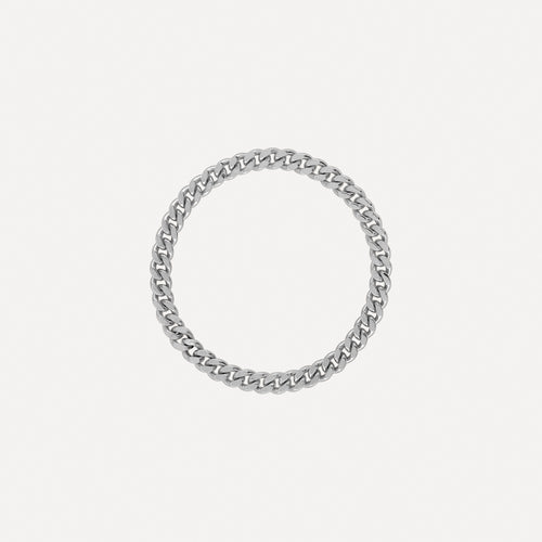 Anillo de Cadena Mini Curb