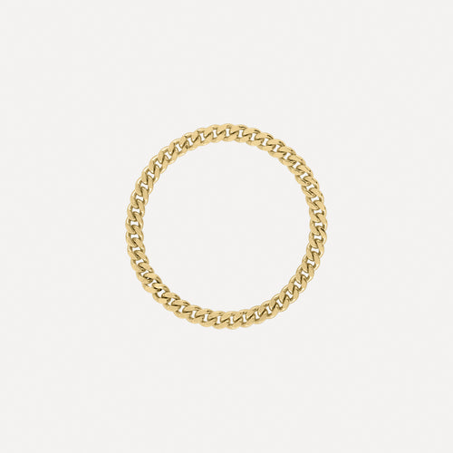 Anillo de Cadena Mini Curb