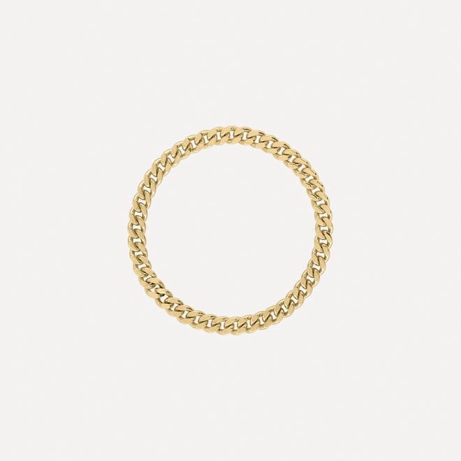 Anillo de Cadena Mini Curb