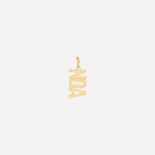 Mini Mini Letter - Necklace Charm (Custom)
