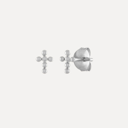 Aretes Cruz con Textura