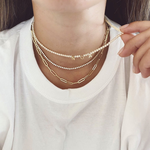 Long Link Necklace - Kelly Bello Design