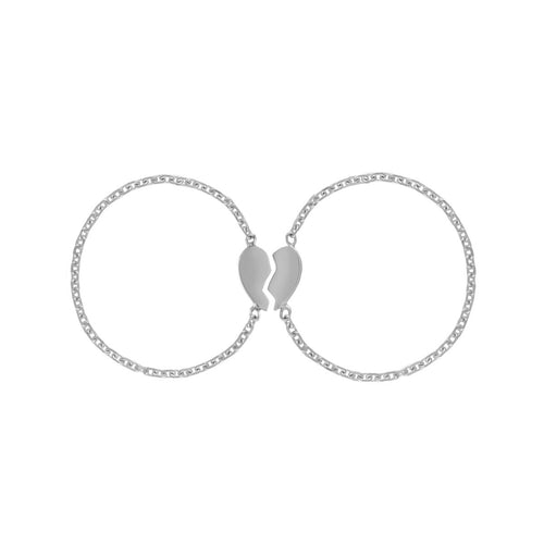 Mini BFF Heart Chain Ring - Kelly Bello Design