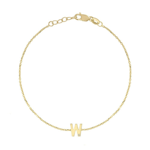Mini Letter Bracelet - Kelly Bello Design
