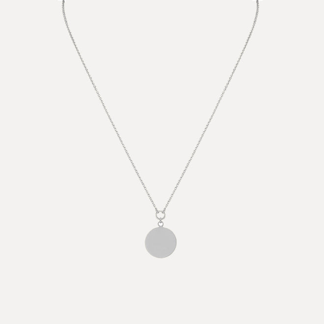 Single Disk Necklace Small